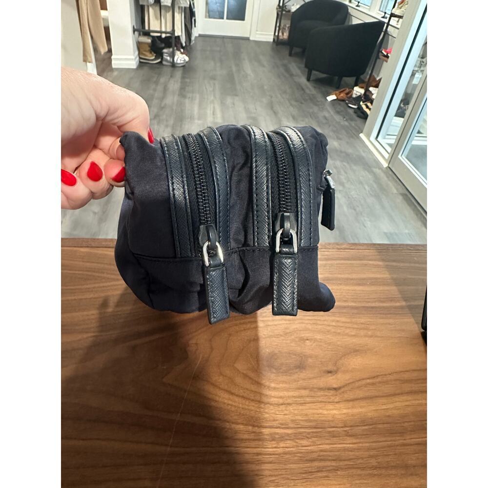 Prada Re-Nylon and Saffiano Leather Travel Pouch - Picture 7 of 15